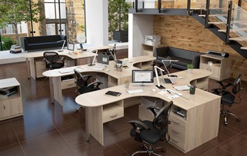 Комплект офисной мебели SIMPLE в Йошкар-Оле - предосмотр 2